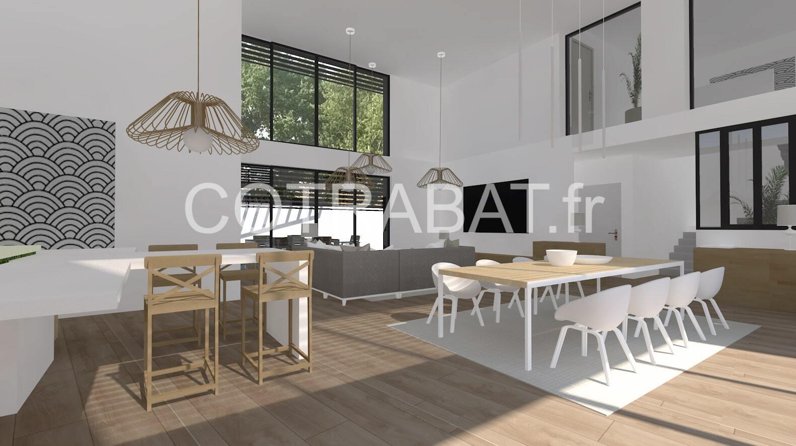 Plan 3D villa Bouliac