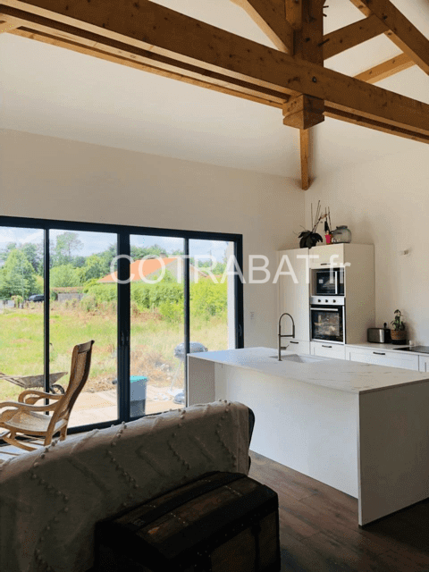 Construction villa archachonnaise Lanton