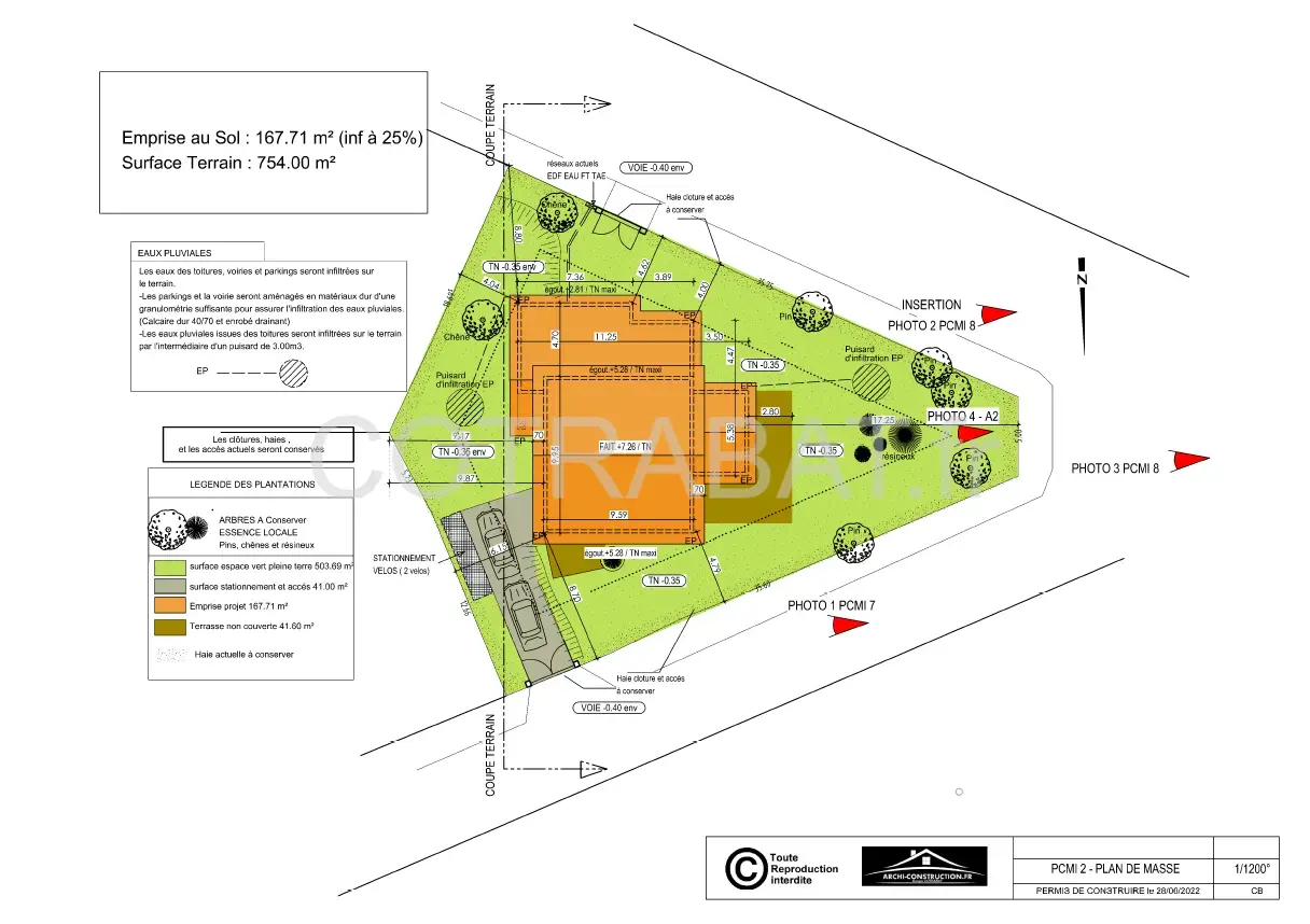 Plan 3D maison Arcachon