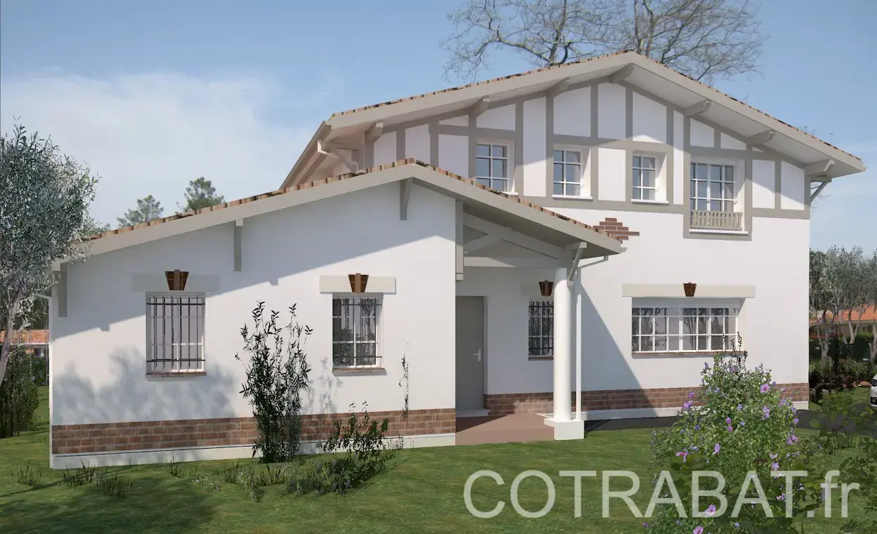 Plan 3D maison Arcachon