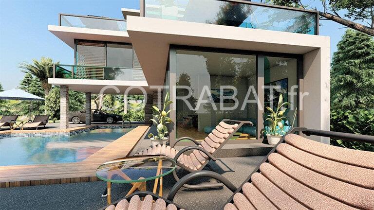 Plan 3D maison architecte Gironde