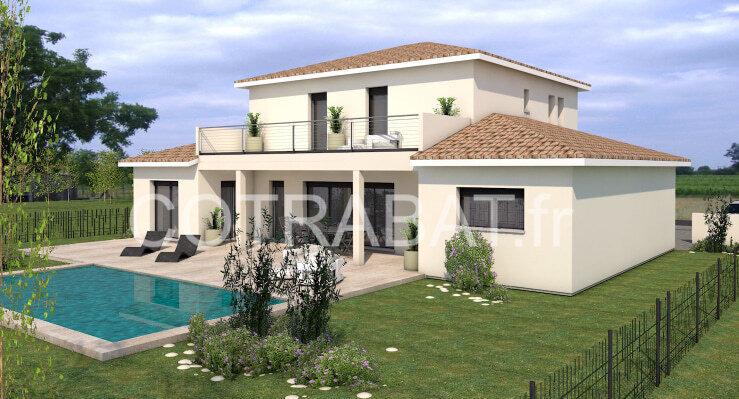 Plan 3D maison Carignan