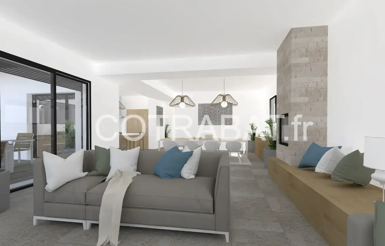 Plan 3D maison Bouliac