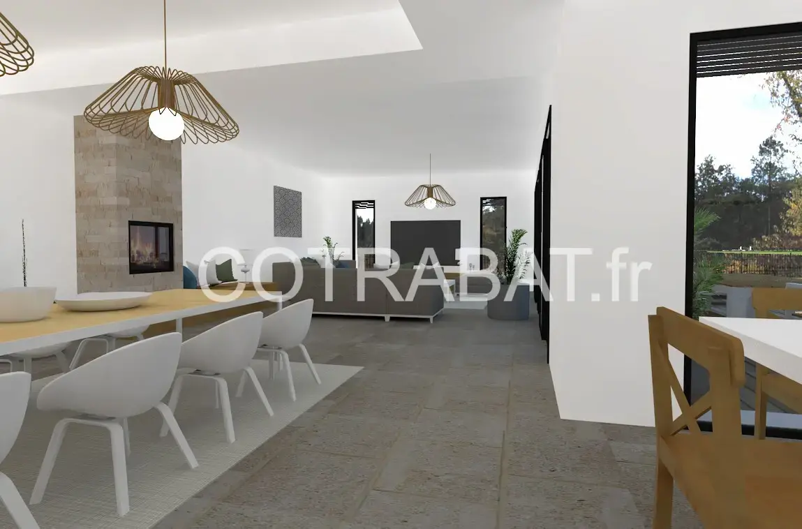 Plan 3D maison Bouliac
