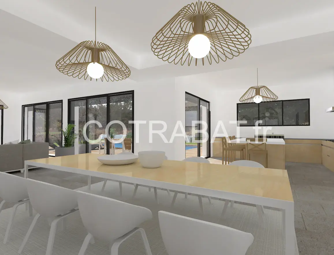 Plan 3D maison Bouliac