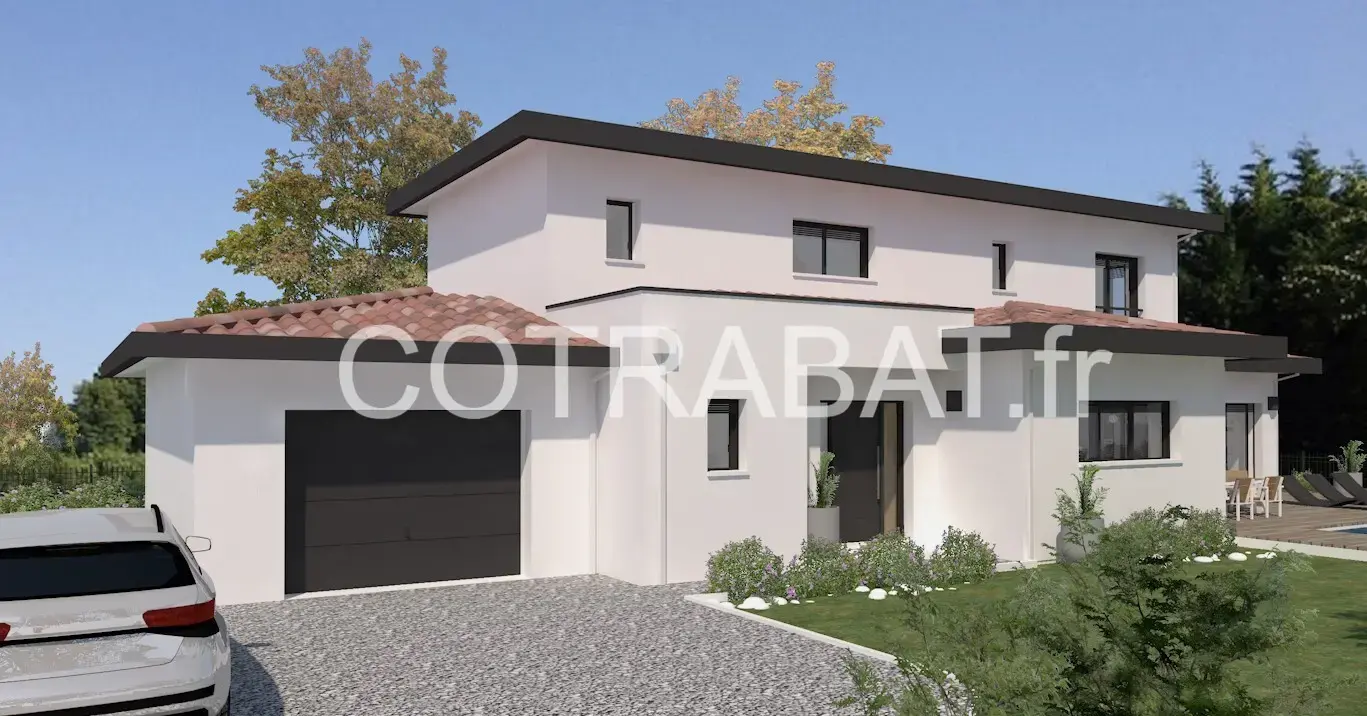 Plan 3D maison Bouliac