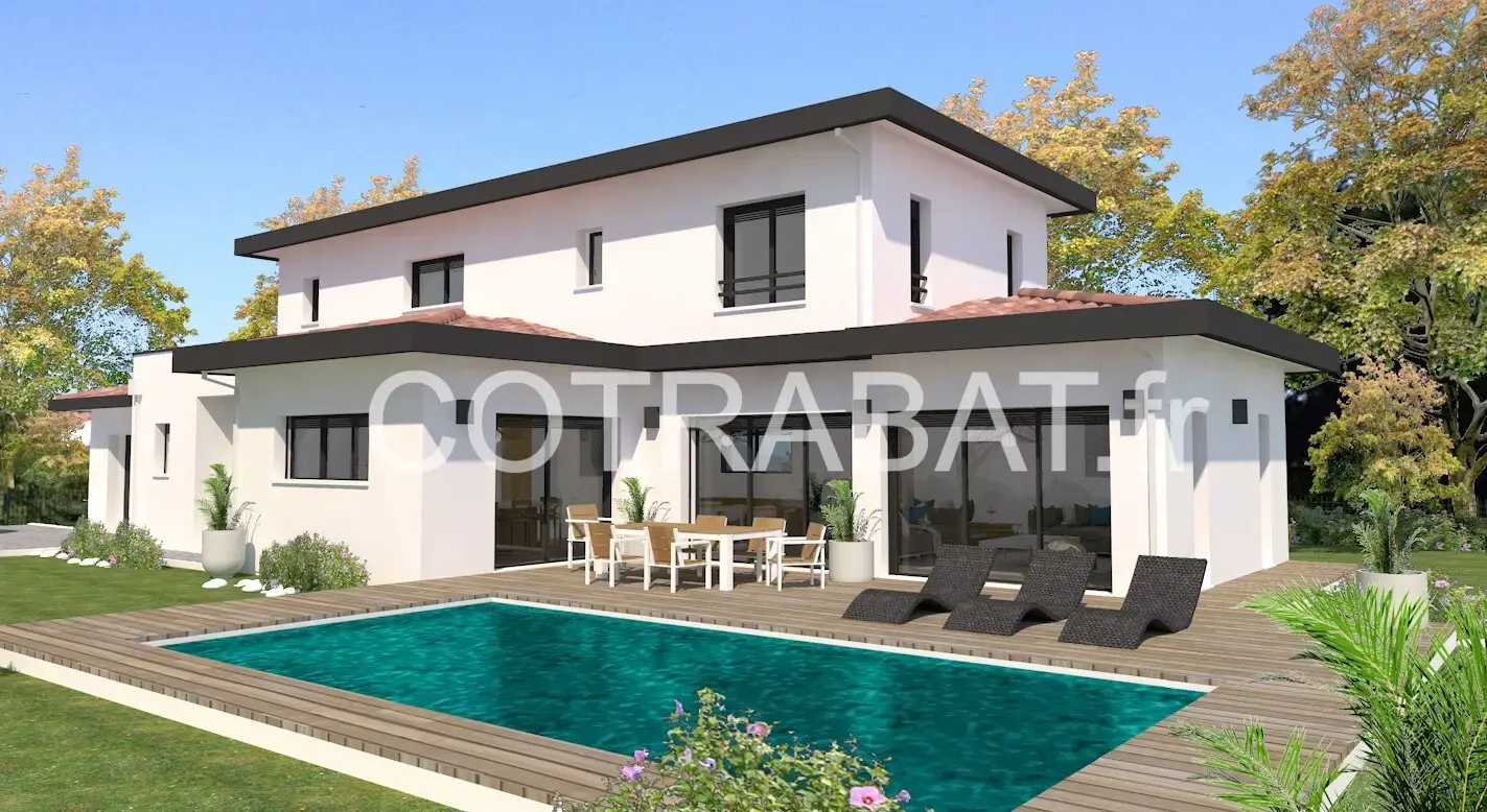 Plan 3D maison Bouliac