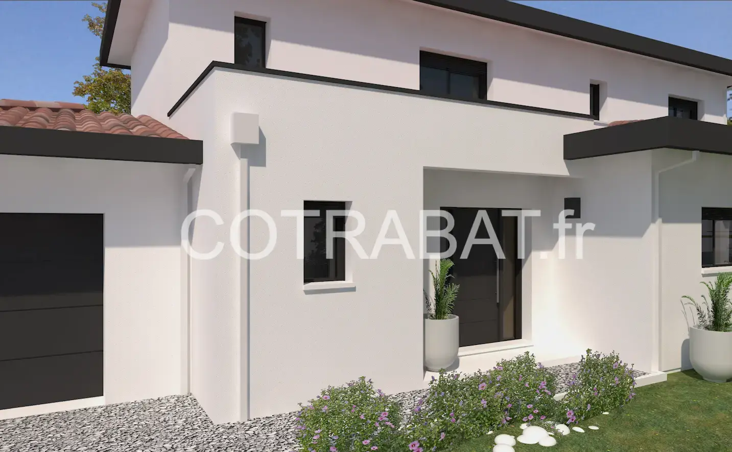Plan 3D maison Bouliac
