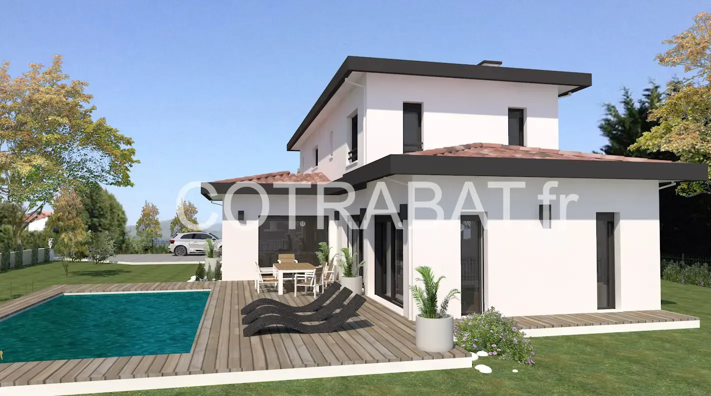 Plan 3D maison Bouliac