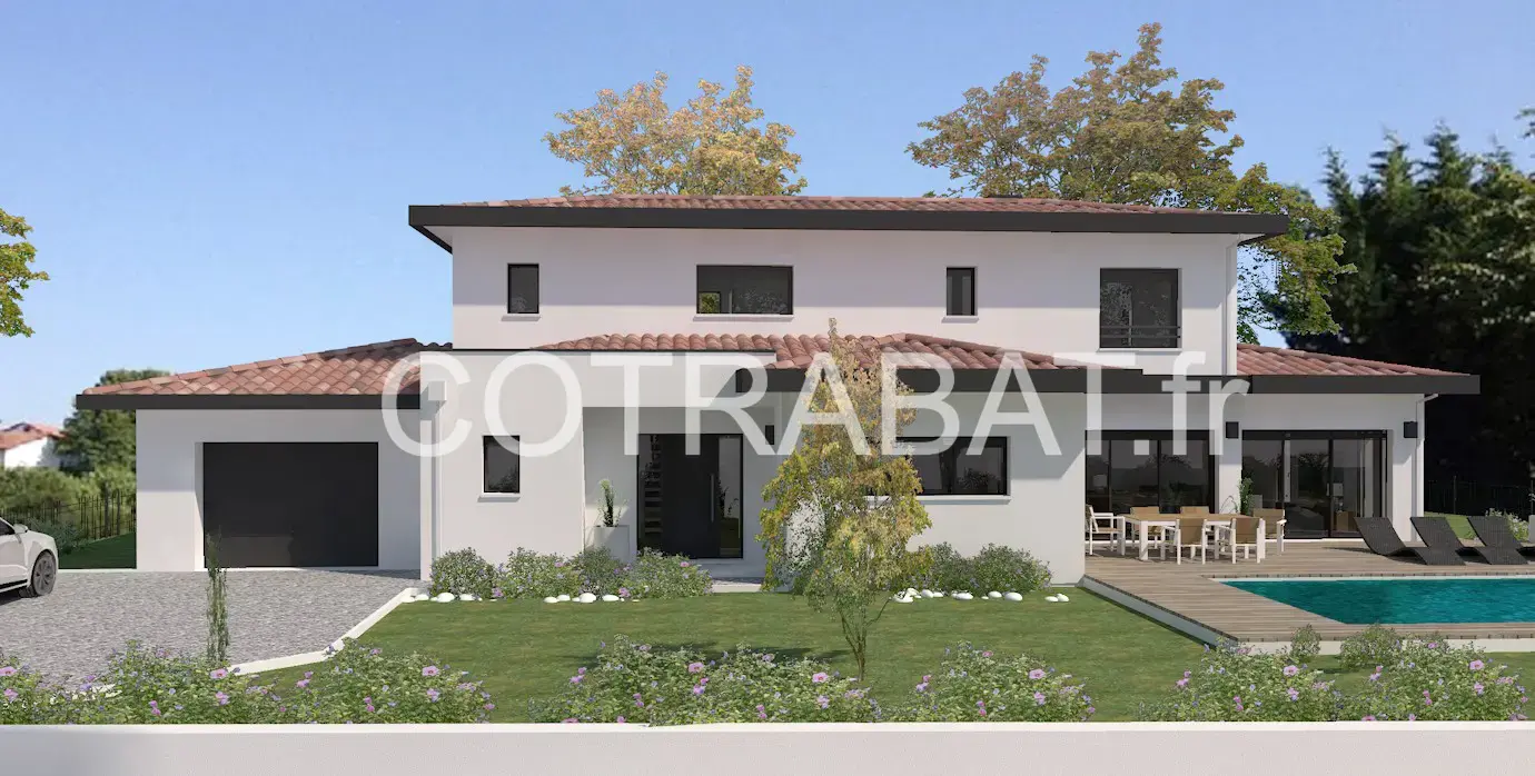 Plan 3D maison Bouliac