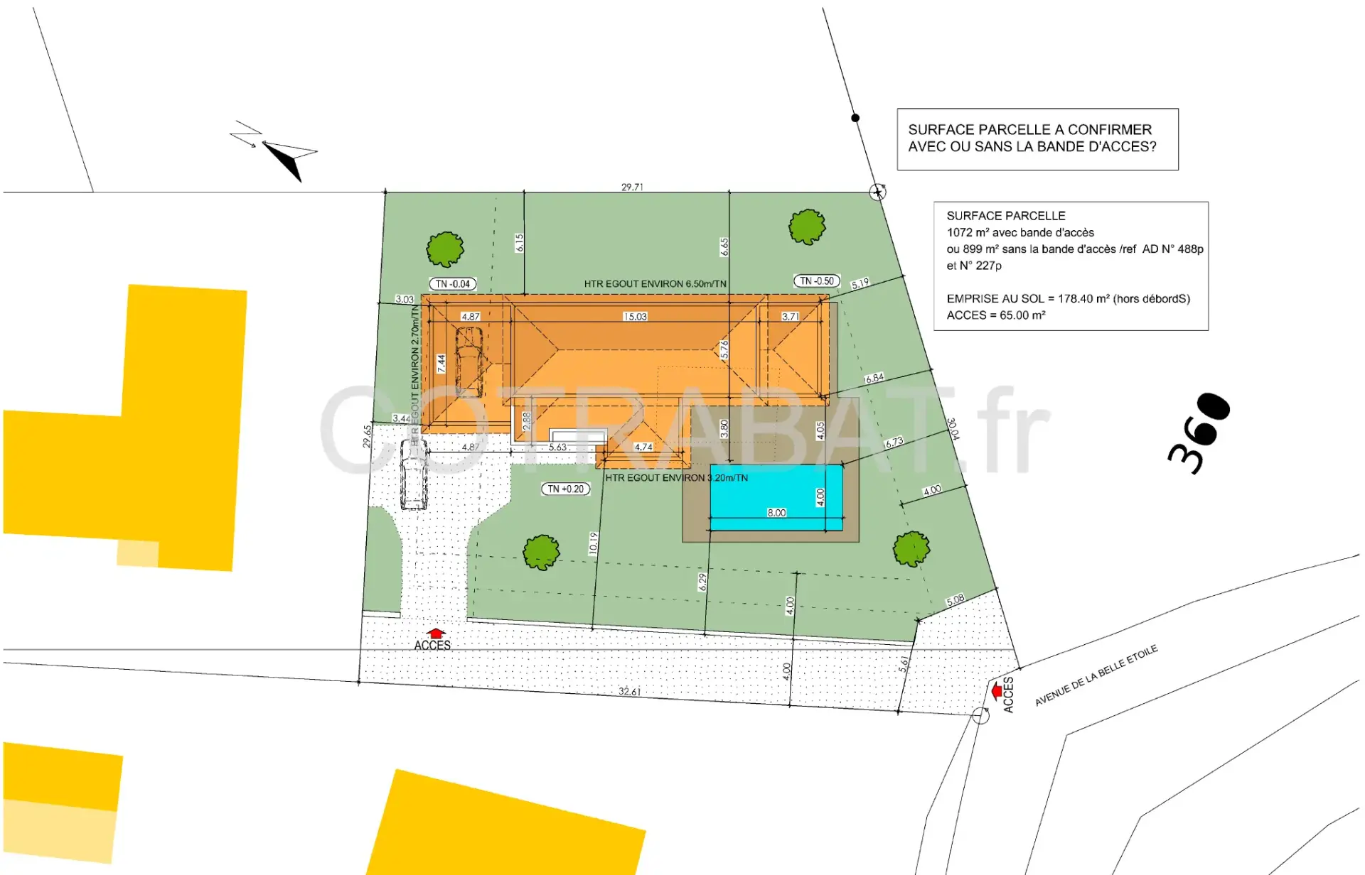 Plan 3D maison Bouliac