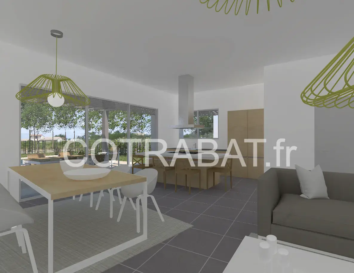 Plan 3D maison Bruges