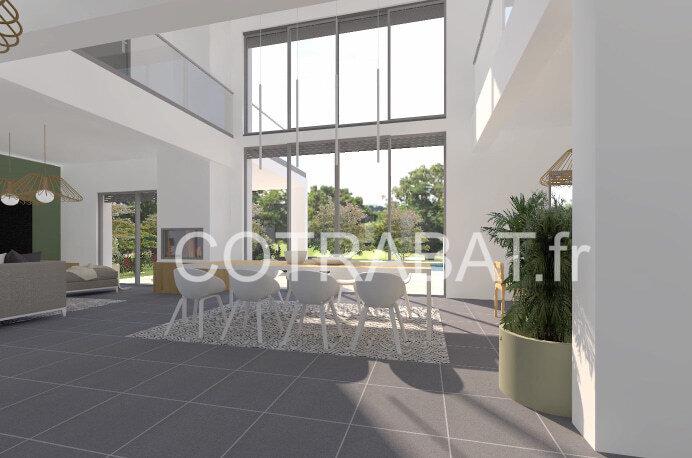 Plan 3D maison Cenac