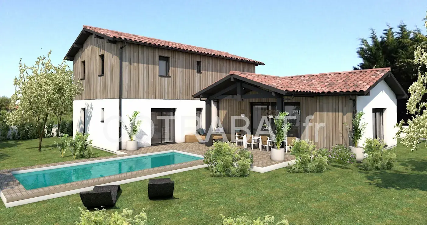 Plan 3D maison Eysines