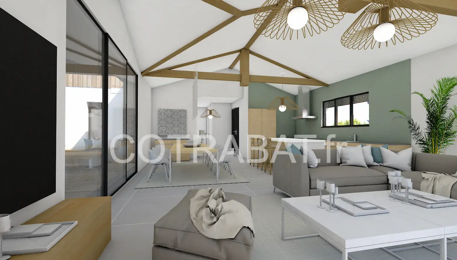 Plan 3D maison Eysines
