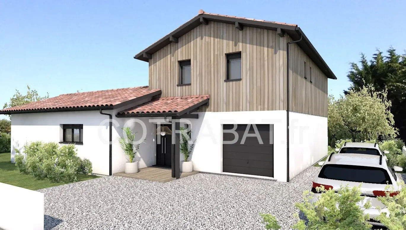 Plan 3D maison Eysines