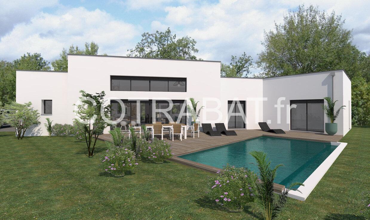 Plan 3D maison Latresne