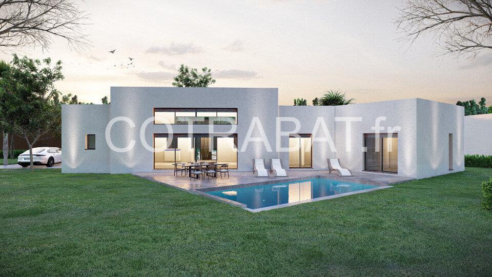 Plan 3D maison Latresne