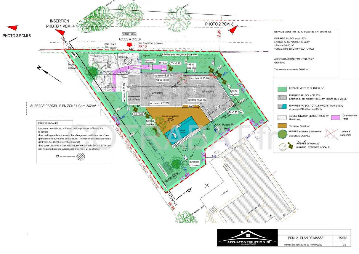 Plan 3D maison Latresne