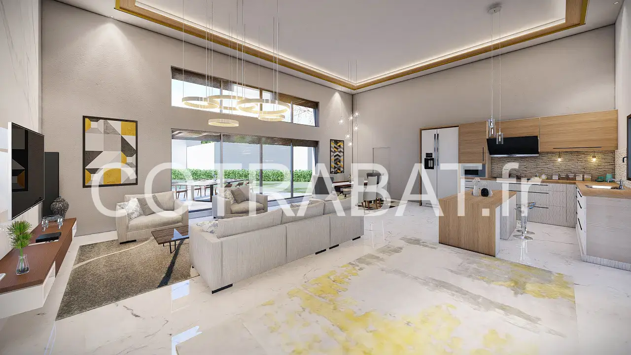 Plan 3D maison Latresne