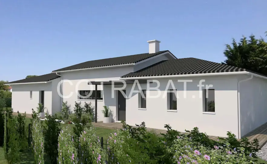 Plan 3D maison Le Bouscat