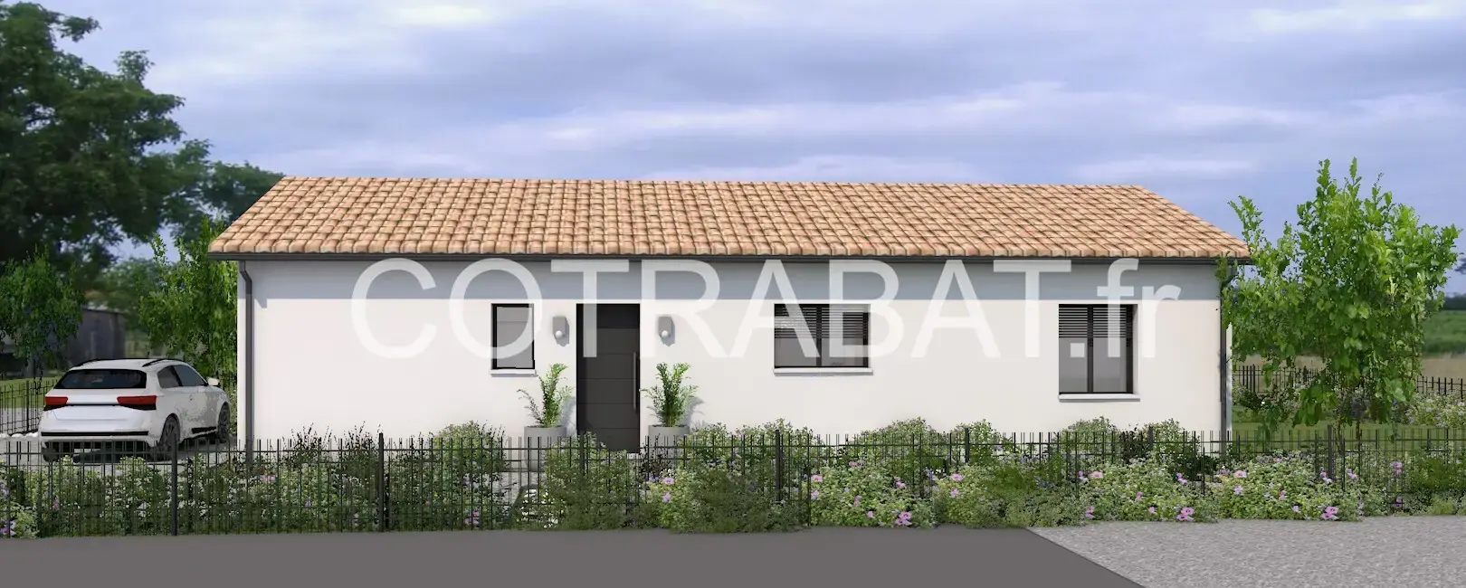 Plan 3D maison Leognan