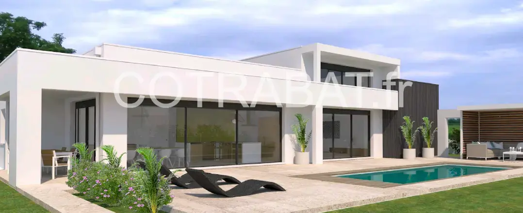 Plan 3D maison Lesparre