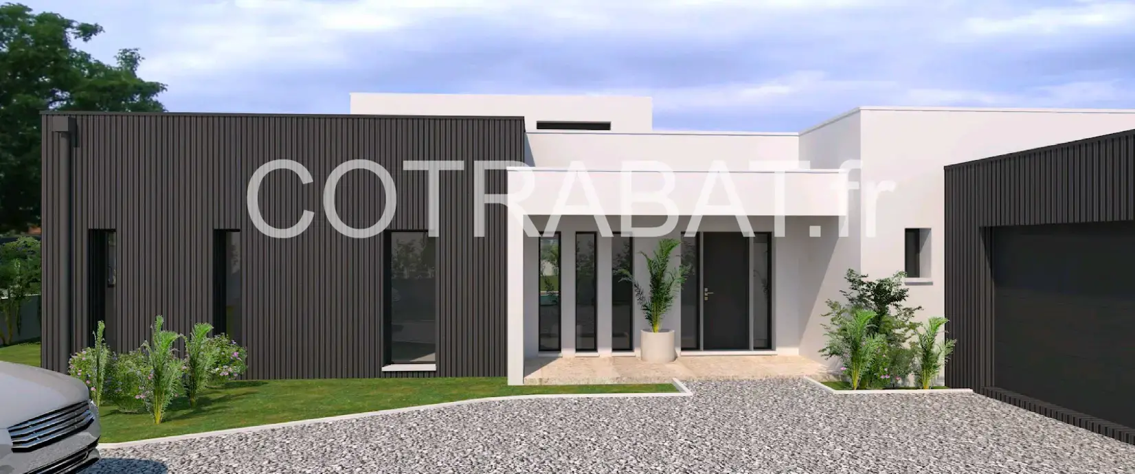 Plan 3D maison Lesparre
