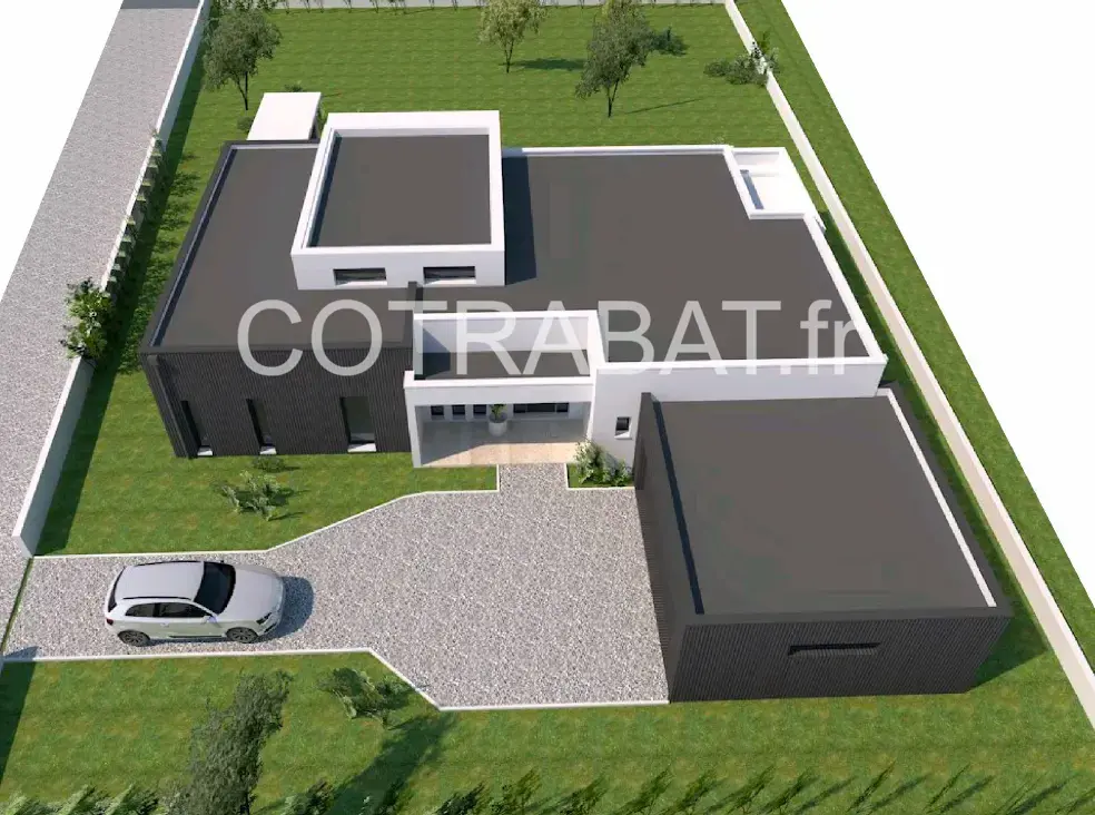 Plan 3D maison Lesparre