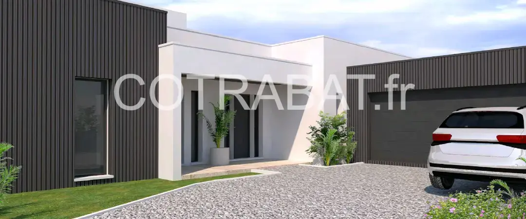 Plan 3D maison Lesparre