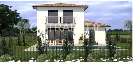 Plan 3D maison Martillac