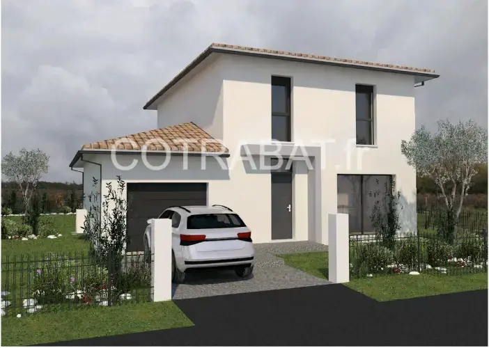Plan 3D maison Martillac