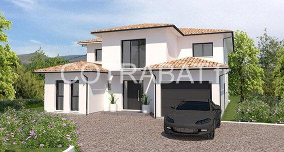 Plan 3D maison Meynac