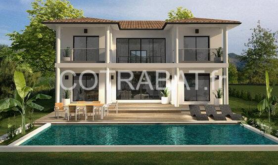 Plan 3D maison Meynac
