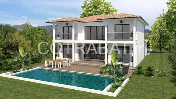 Plan 3D maison Meynac