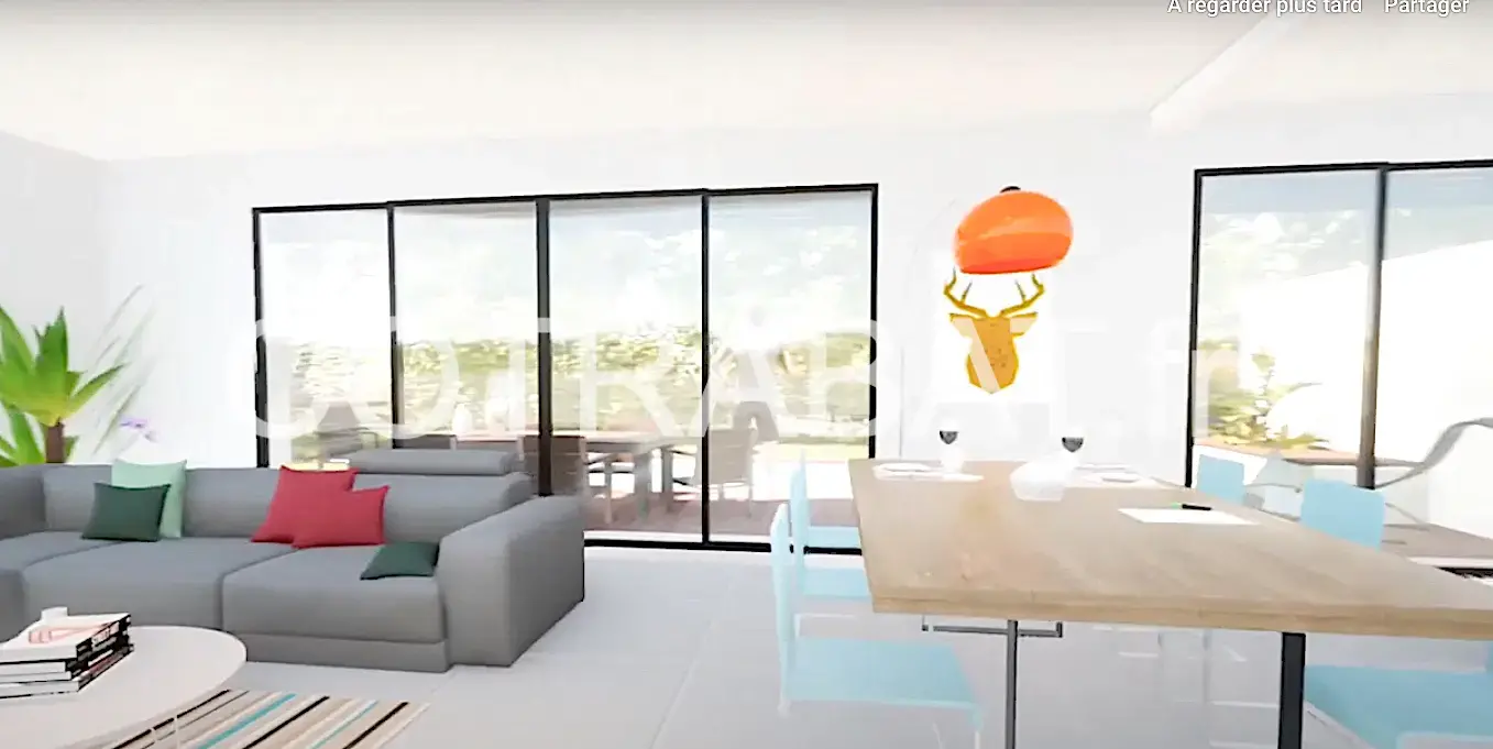 Plan 3D maison Quinsac