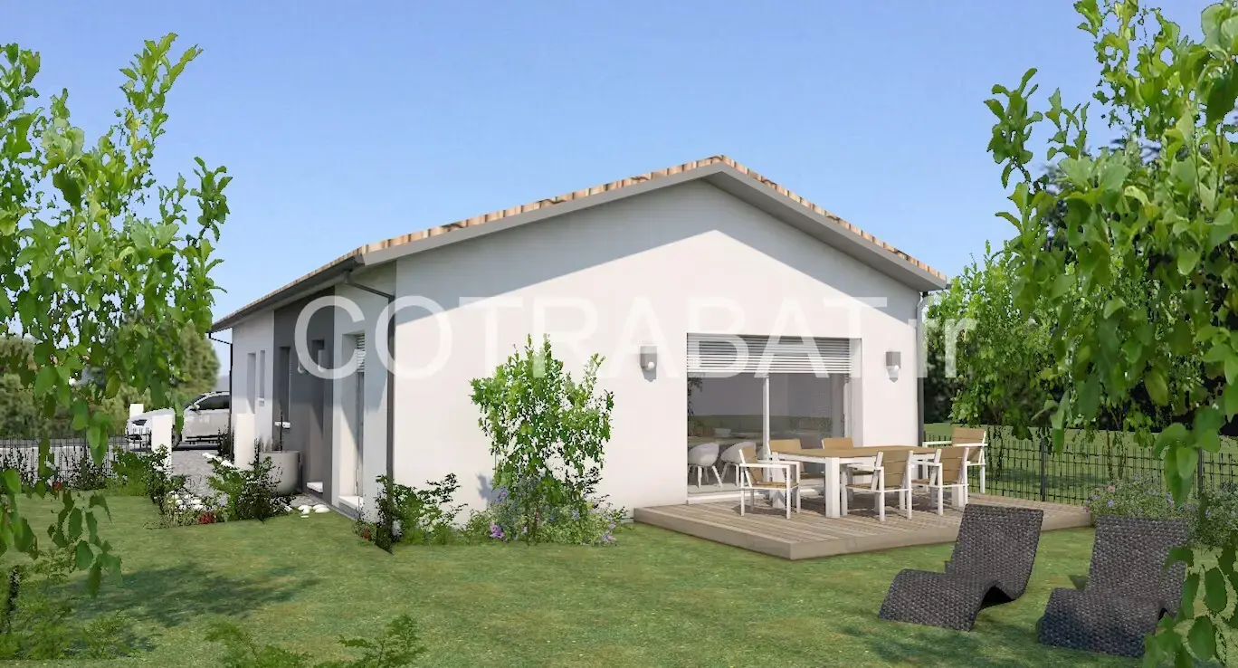 Plan 3D maison Saint Medard