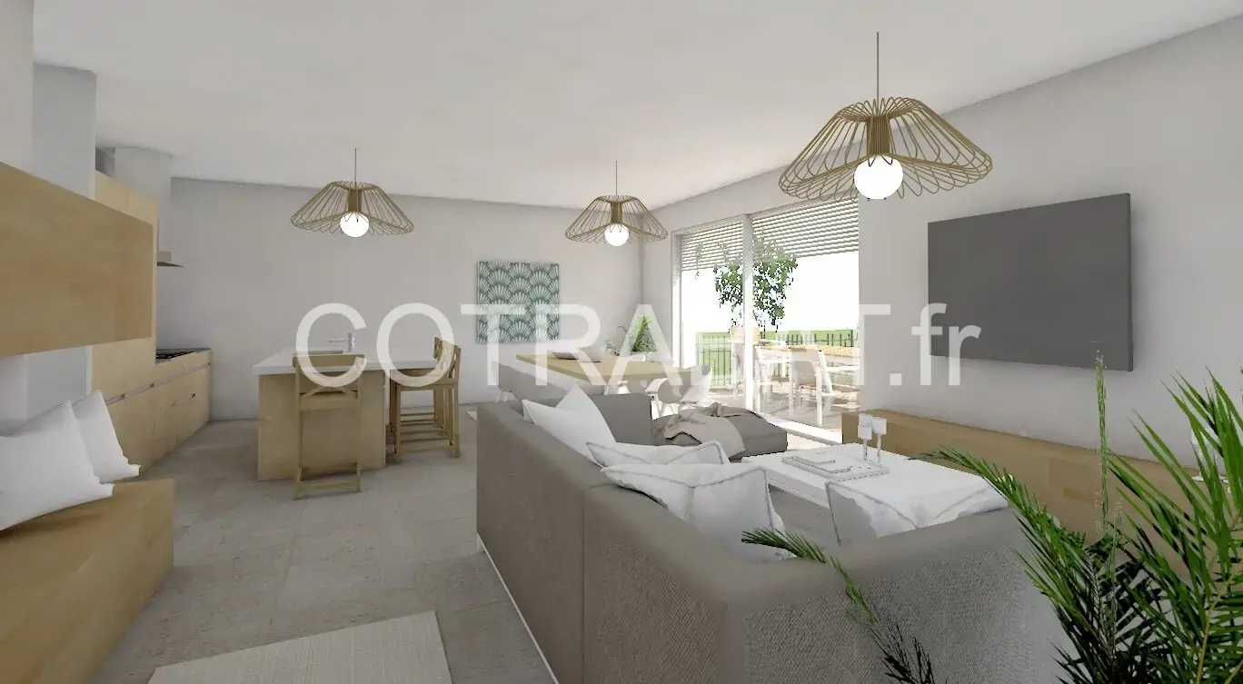 Plan 3D maison Saint Medard