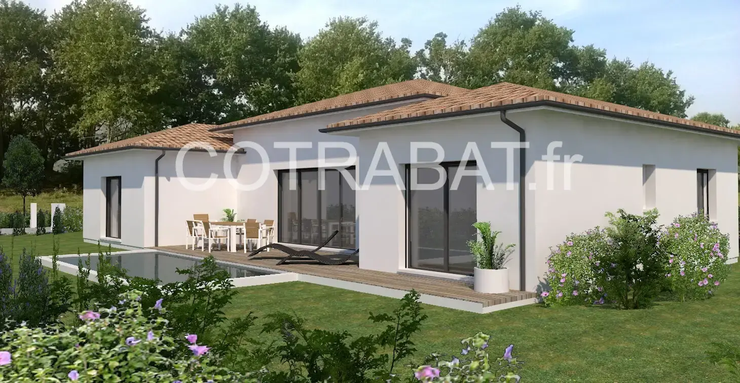 Plan 3D maison Salleboeuf