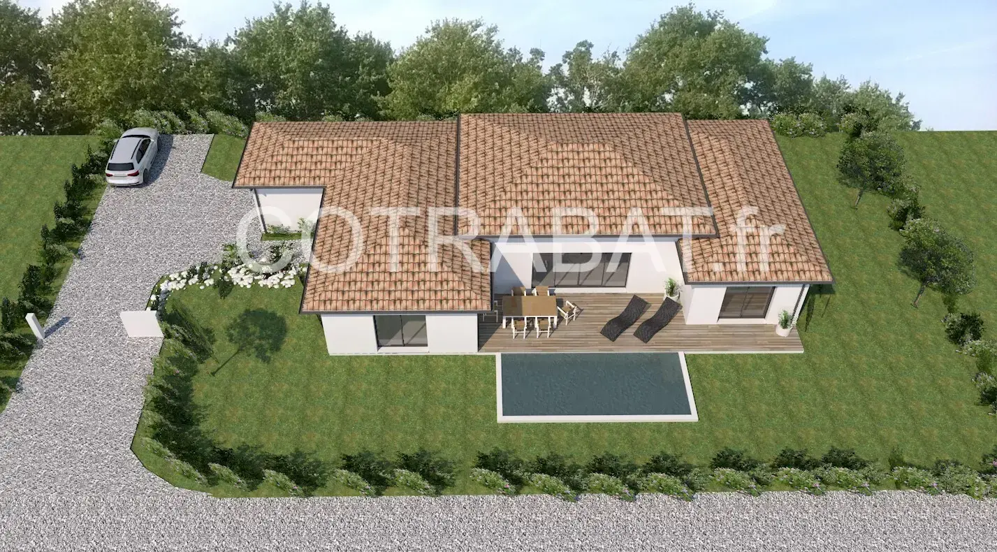 Plan 3D maison Salleboeuf