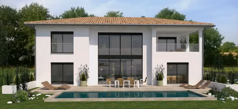 Plan 3D maison Sauterne