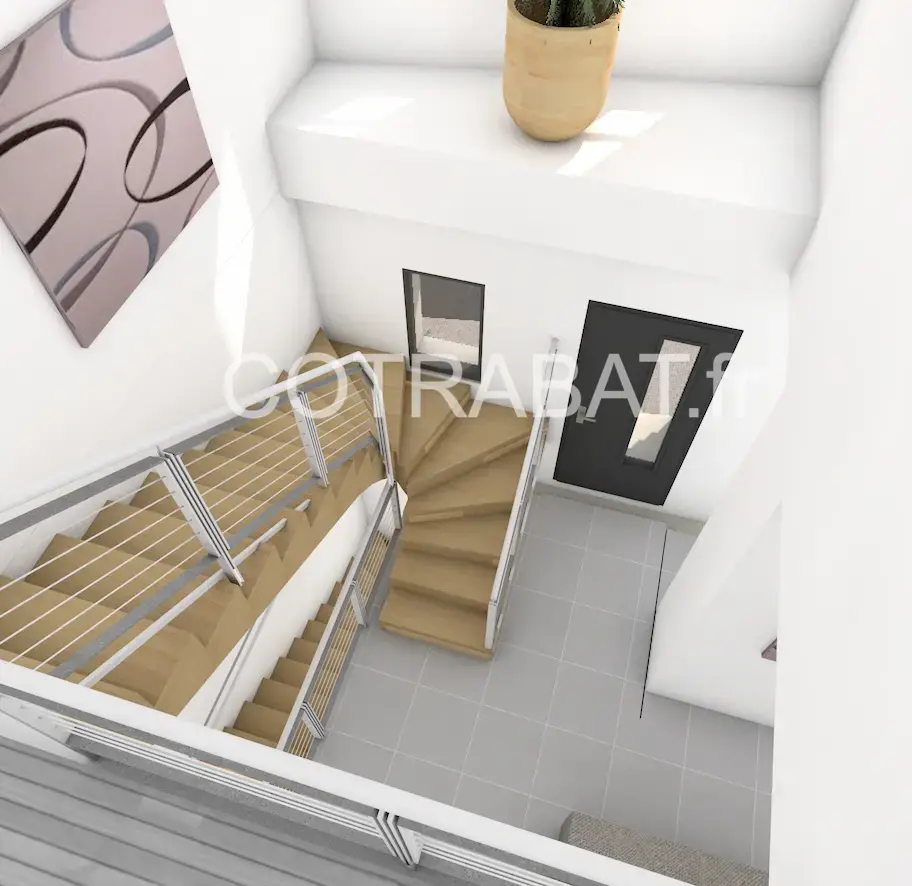 Plan 3D maison Talence