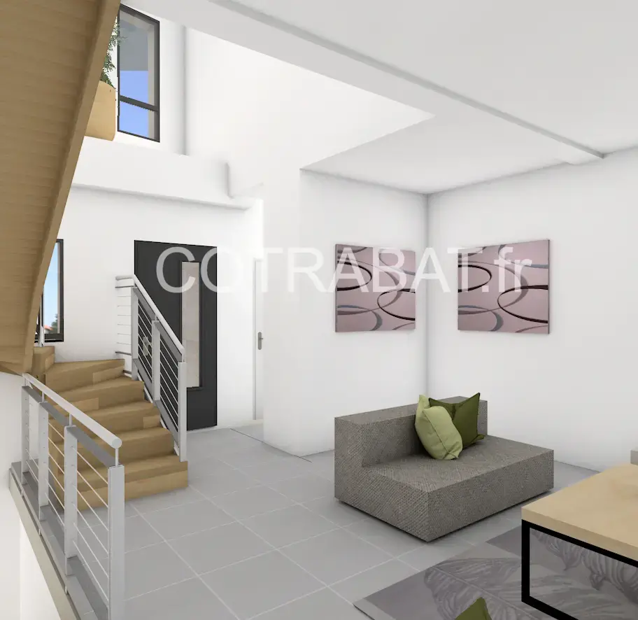Plan 3D maison Talence