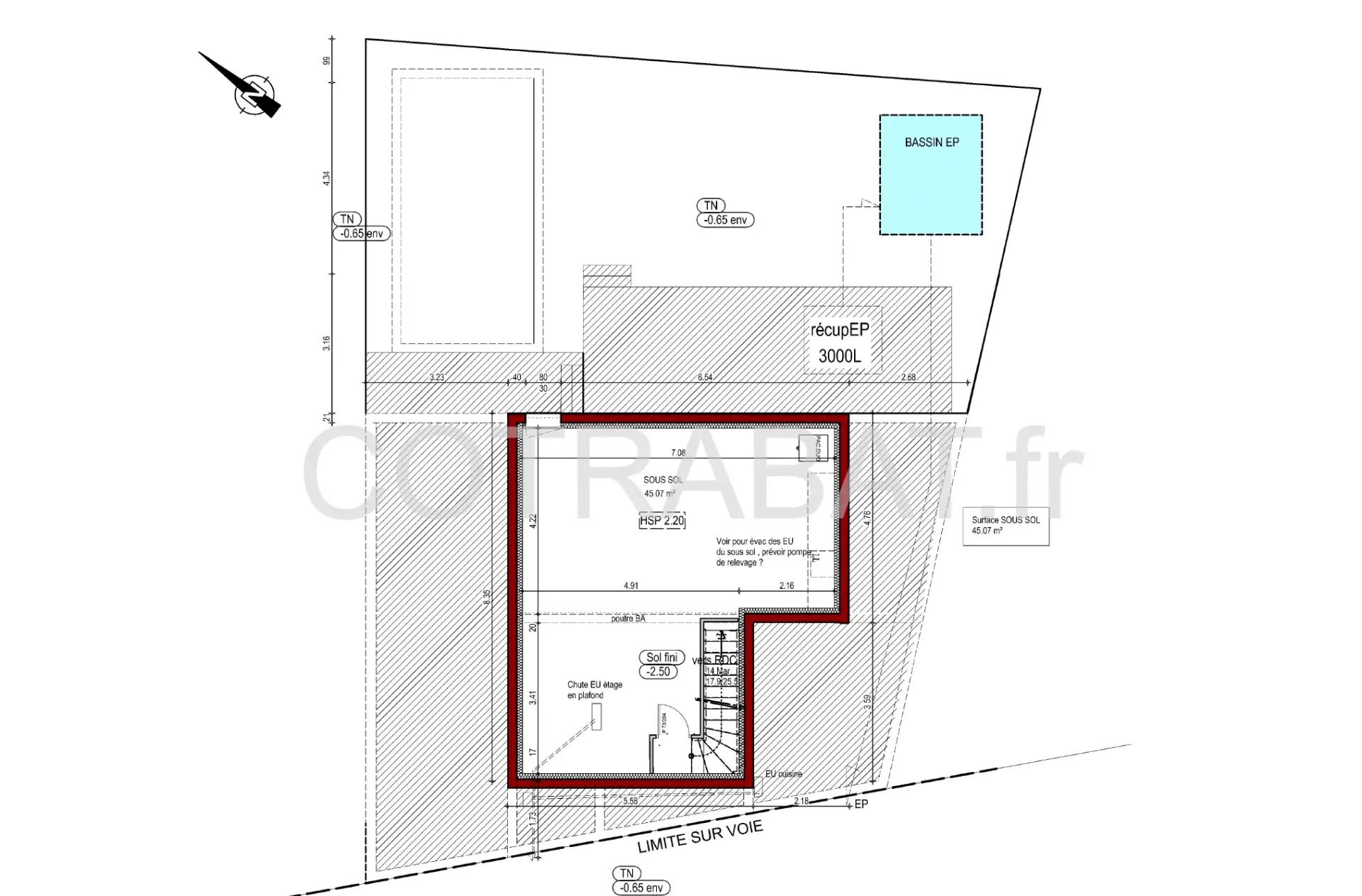 Plan 3D maison Talence
