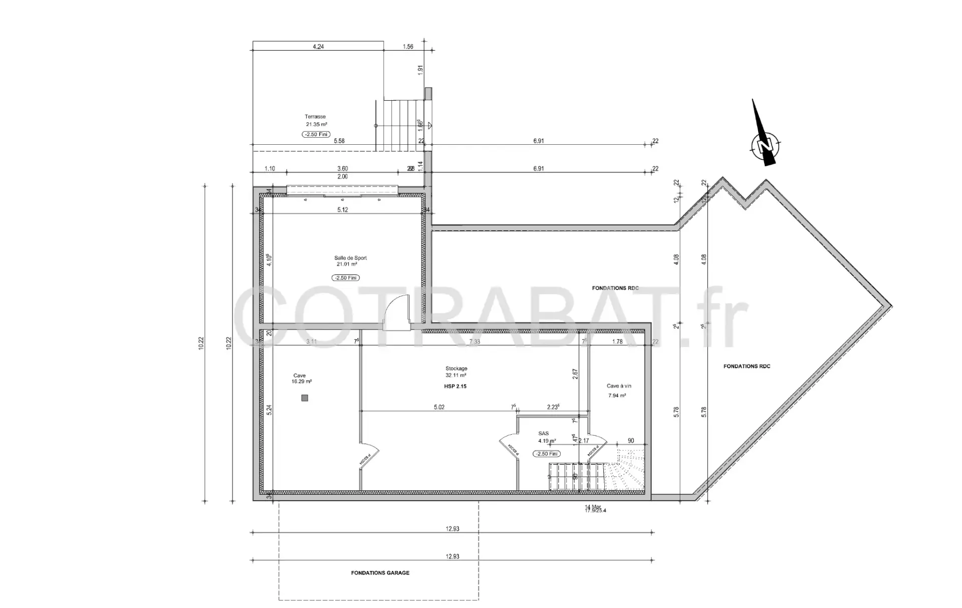 Plan 3D villa Arcachon