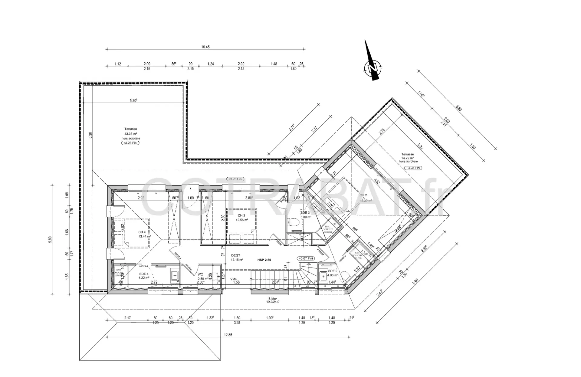 Plan 3D villa Arcachon