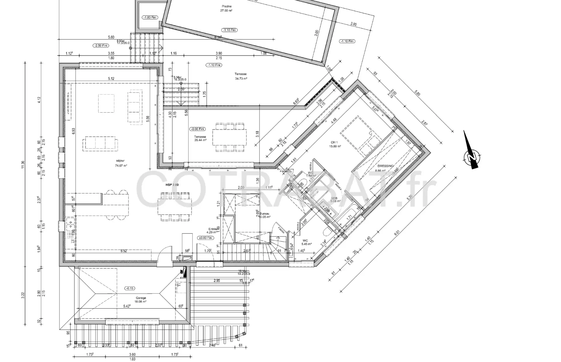 Plan 3D villa Arcachon