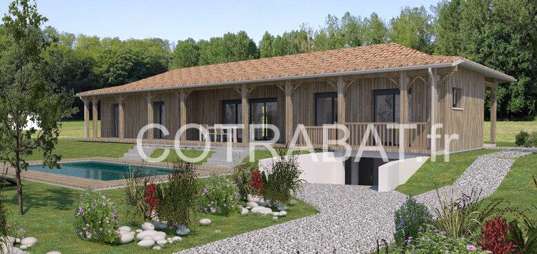 Plan 3D villa Soulac