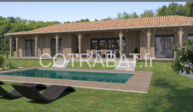Plan 3D villa Soulac