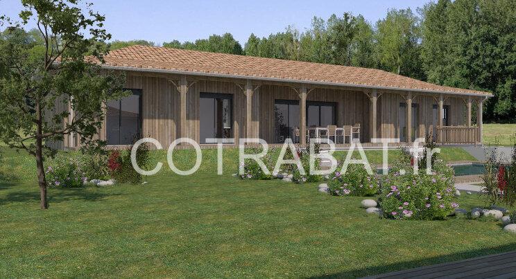 Plan 3D villa Soulac